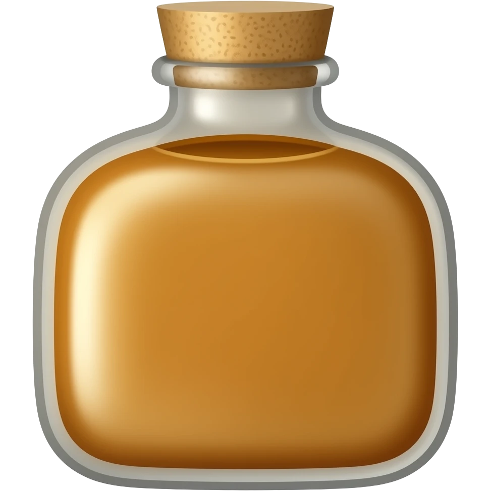 Caramel bottle emoji