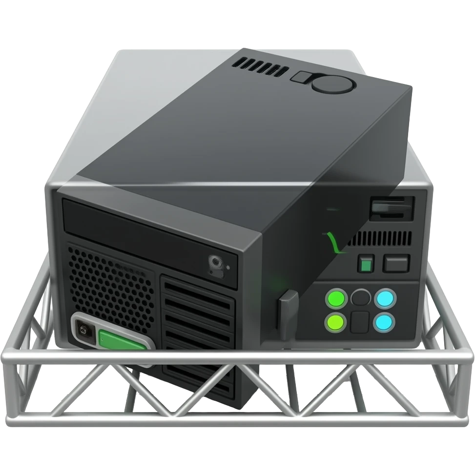 single computer server emoji