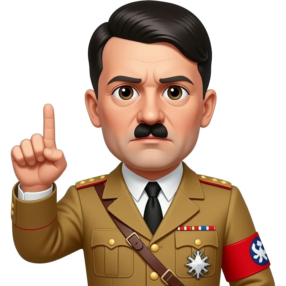 hitler doing fuck off emoji