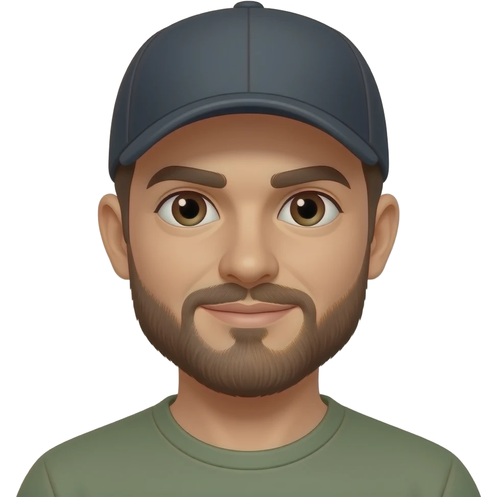 Man cap emoji