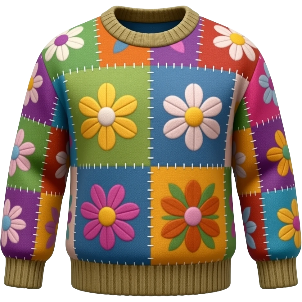 patchwork sweater emoji