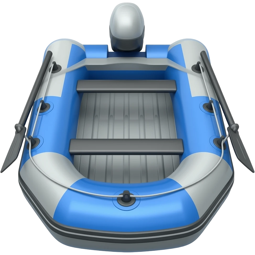 inflatable 3 boat color #003B73 emoji