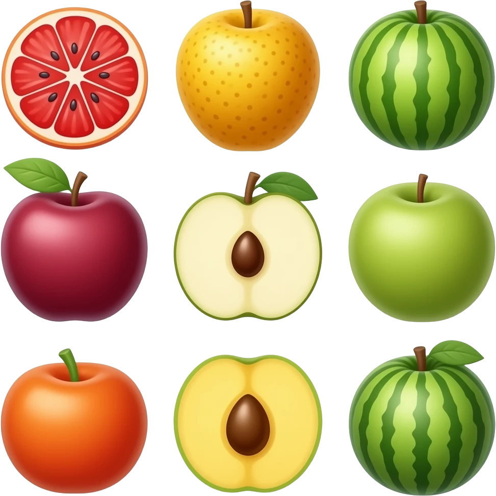 frutas emoji
