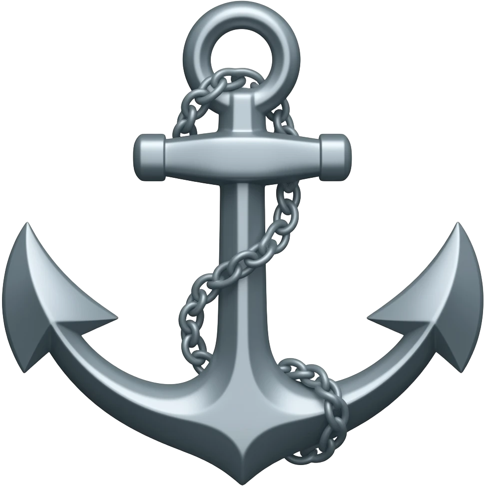 ancla de pesca emoji
