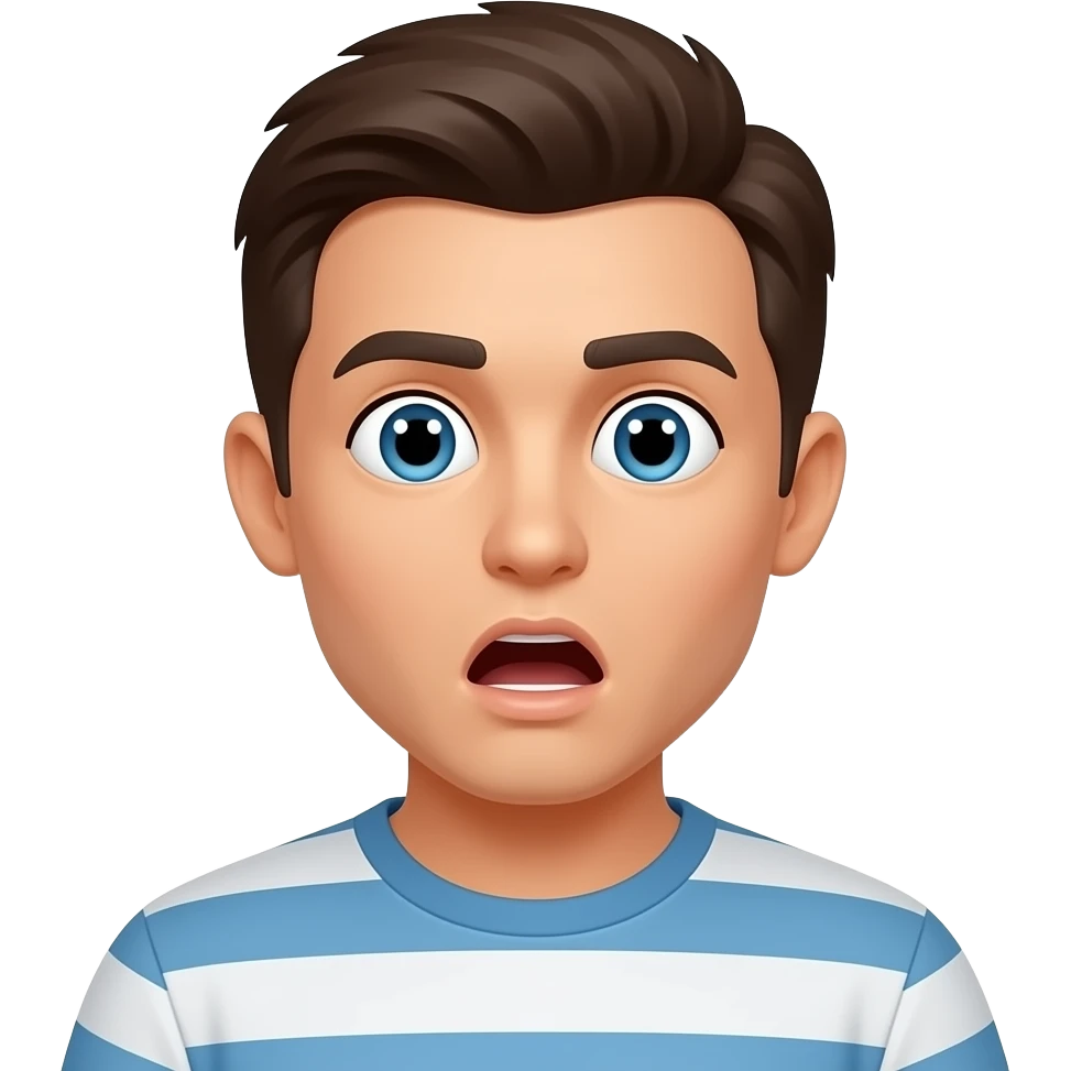 surprised face emoji
