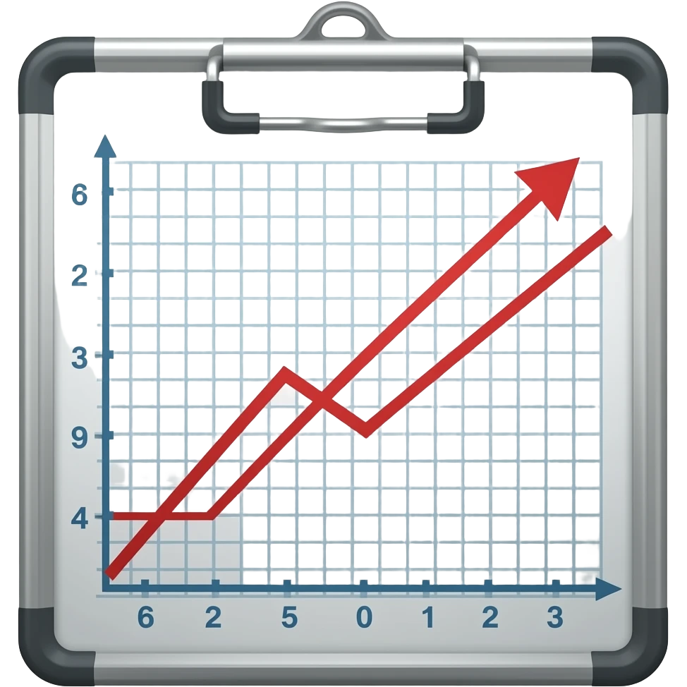 graph lines board emoji