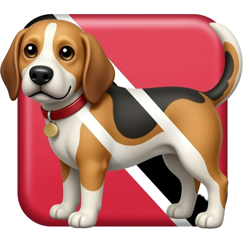 Dog, beer and trinidad flag emoji