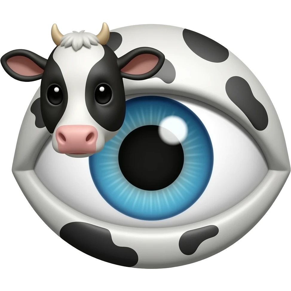 👁️ + 🐄 emoji