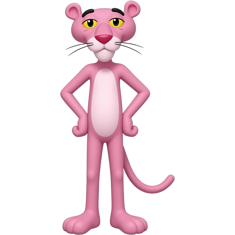 Pink panther emoji