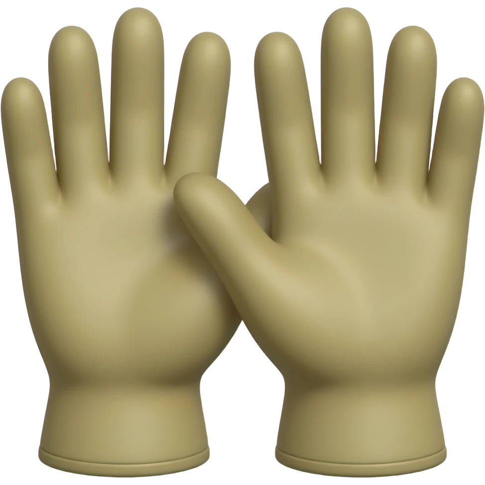 gardening gloves emoji