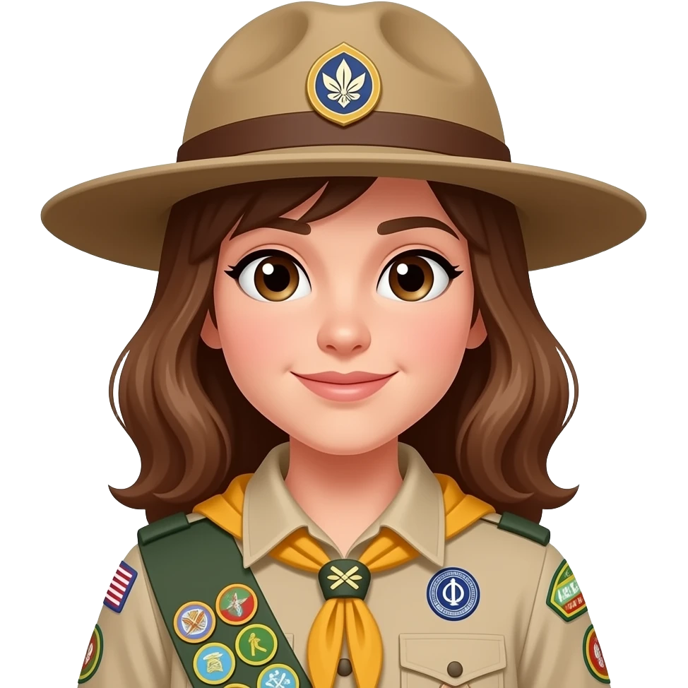 female scouts emoji
