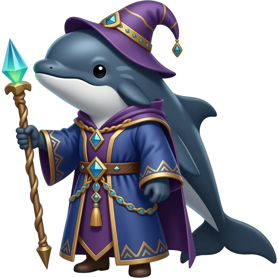 Orca wizard emoji
