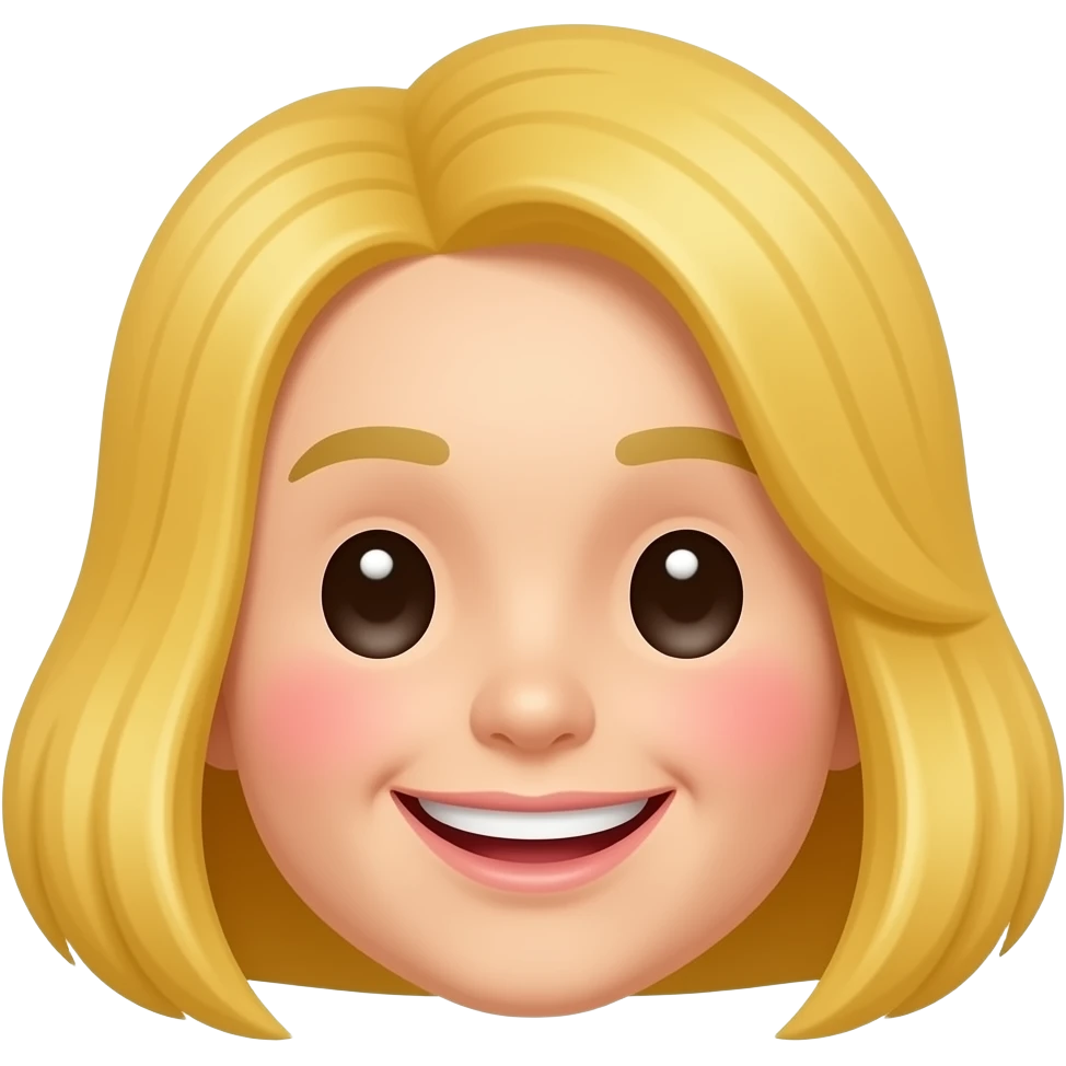 emojicon yellow emoji smiling soft blushing emoji