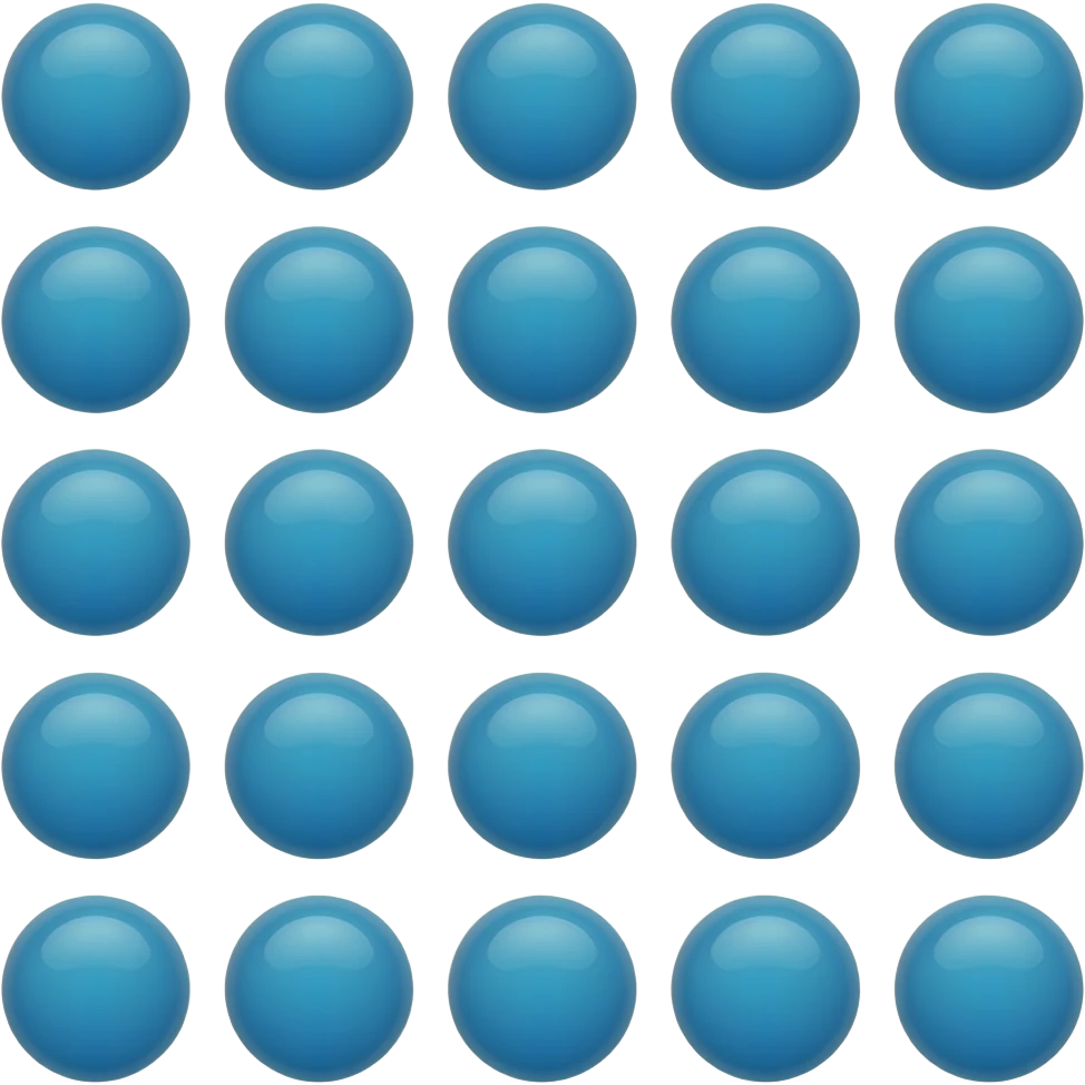 20 Blue jellybeans emoji
