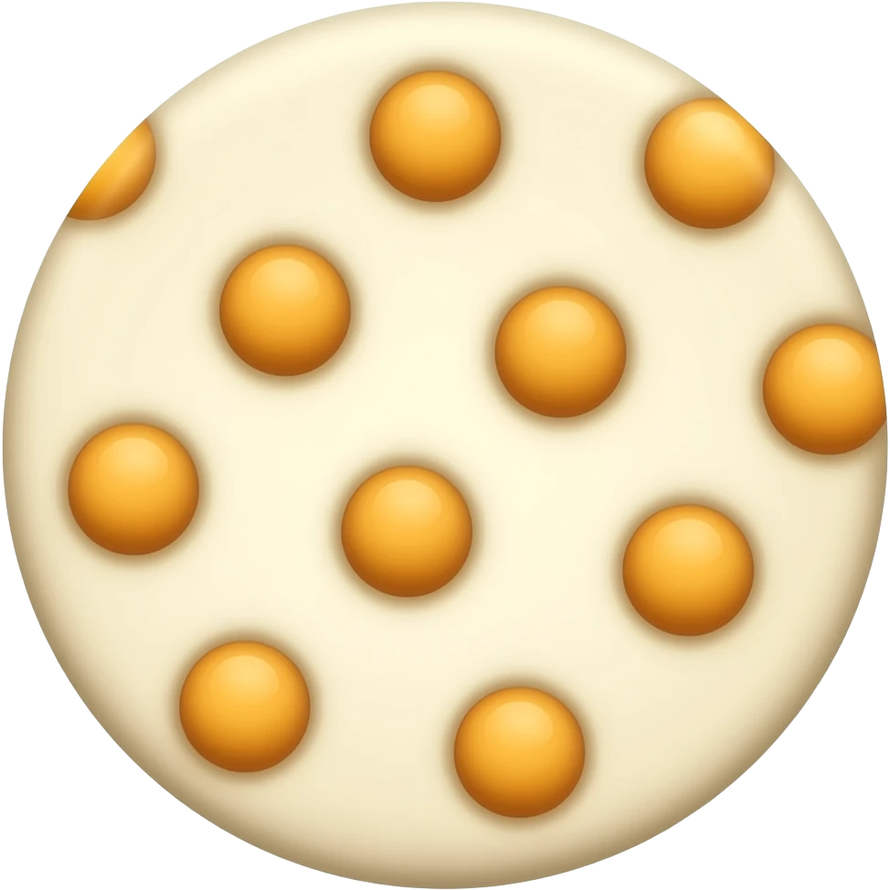 Круглые белые хлебцы с нутом emoji