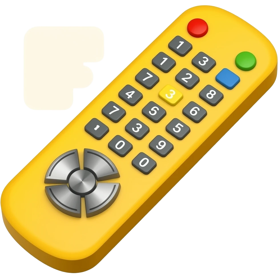 remote yellow emoji