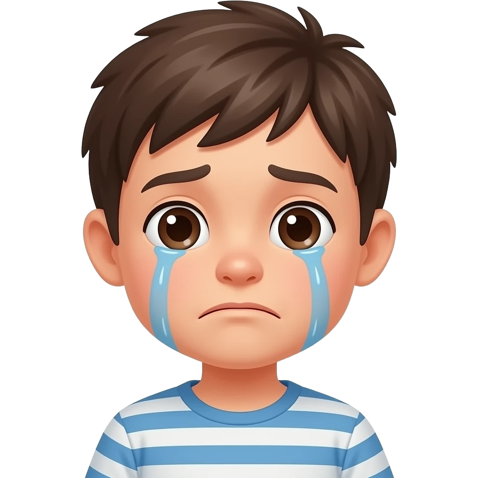 criança chorando emoji