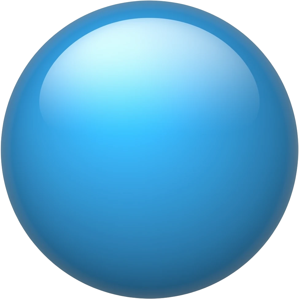 ball blue emoji