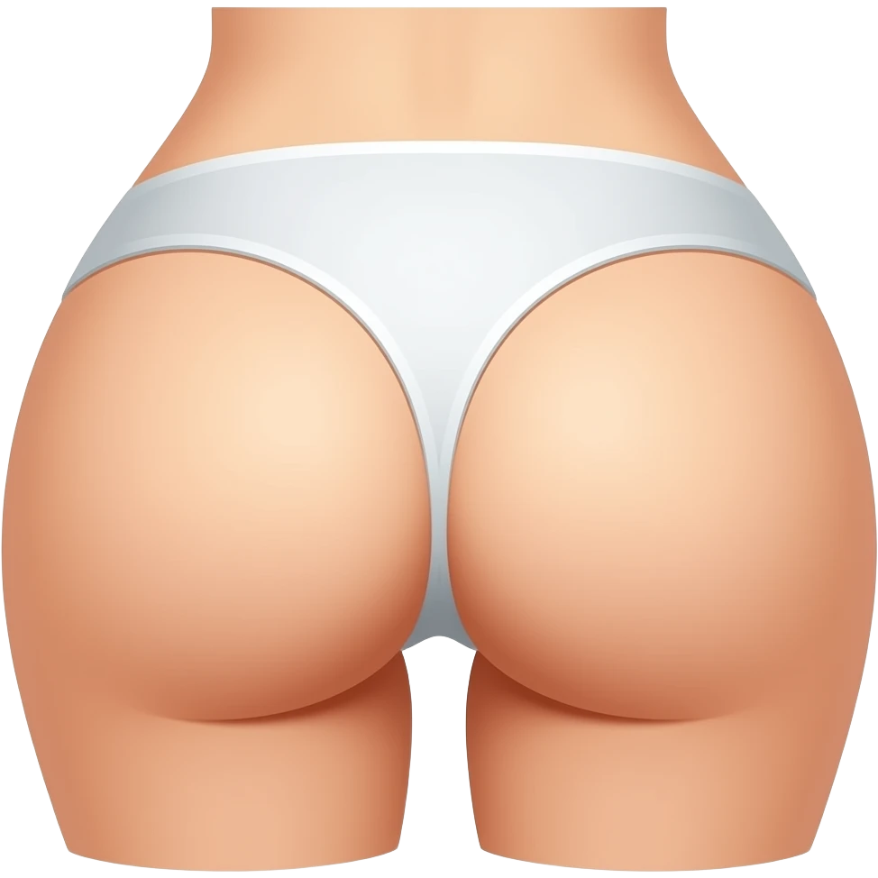 Create a butt emoji emoji