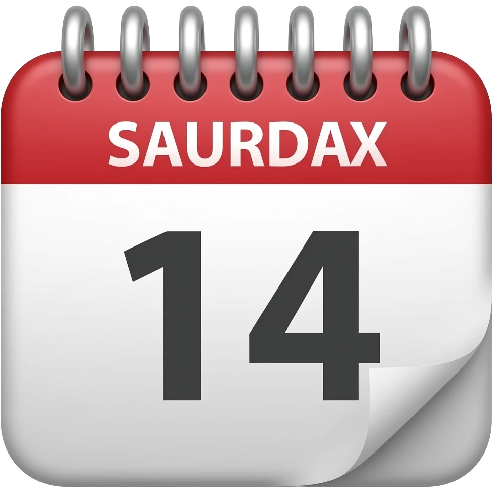 saturday calender emoji
