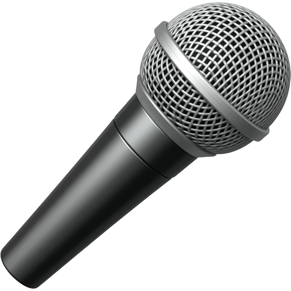 Microphone emoji