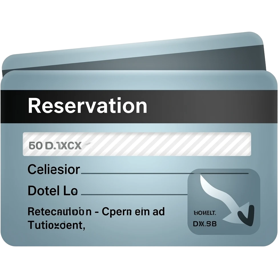 reservation emoji