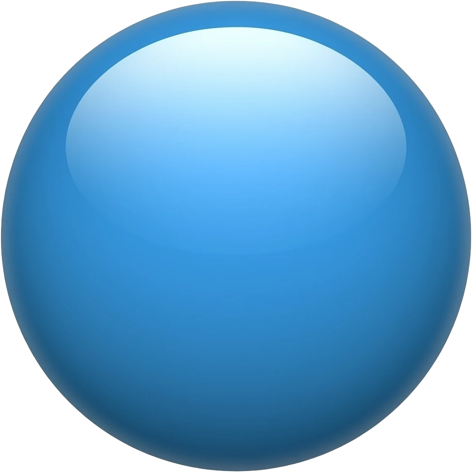 Blue balls emoji