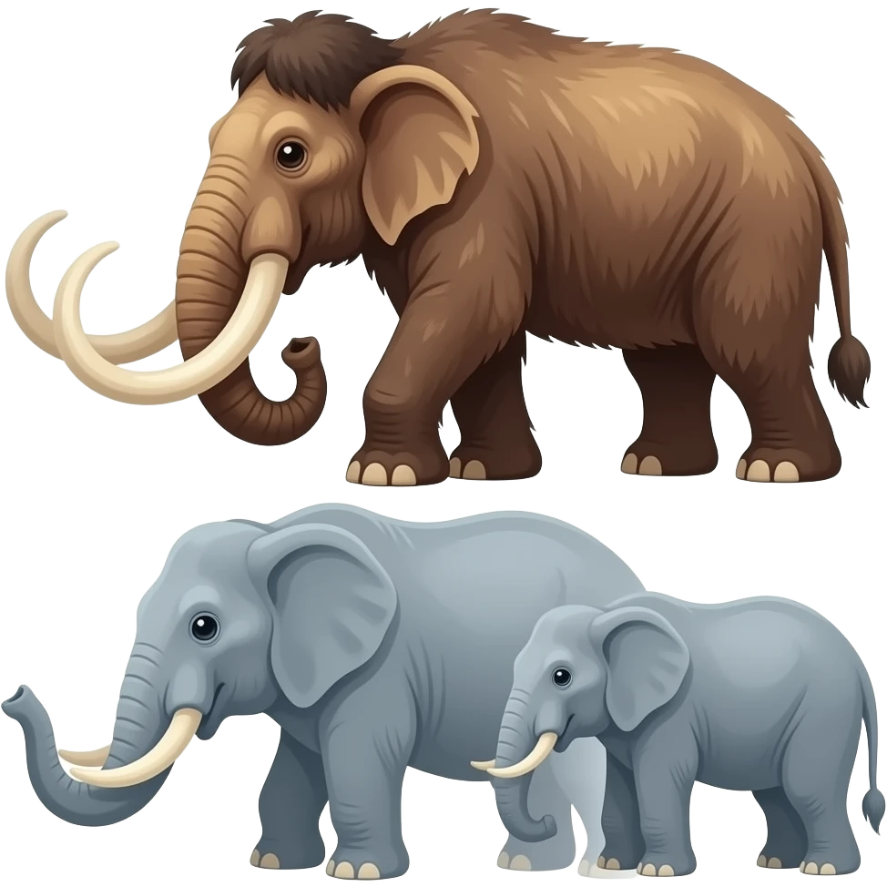 🦣🐘 emoji