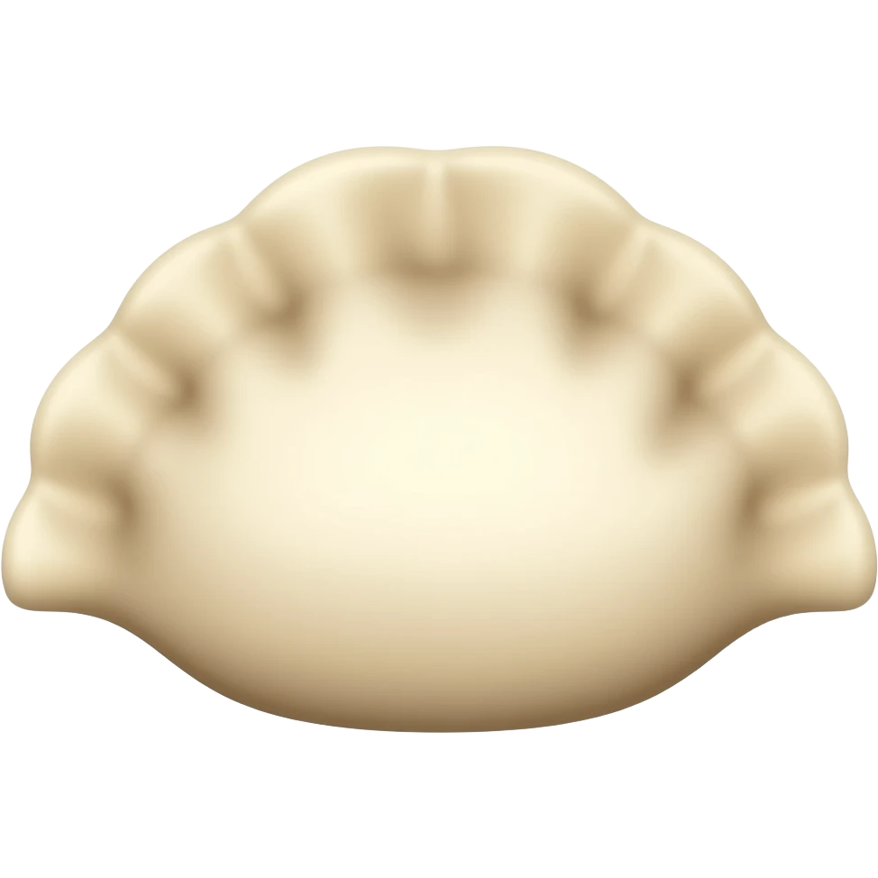 Squishy dumpling emoji