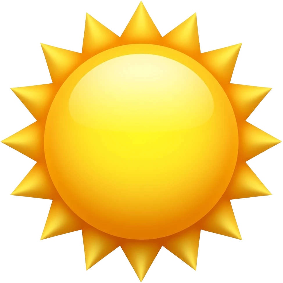 Sun emoji