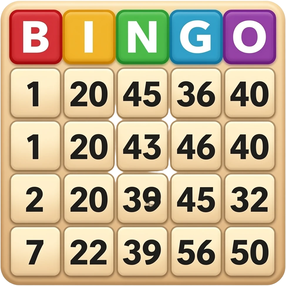 Bingo emoji