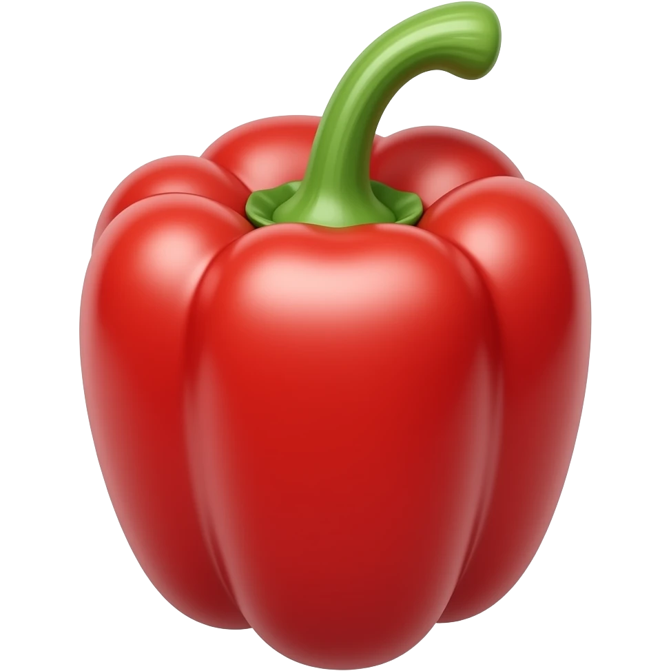 Red bell pepper emoji