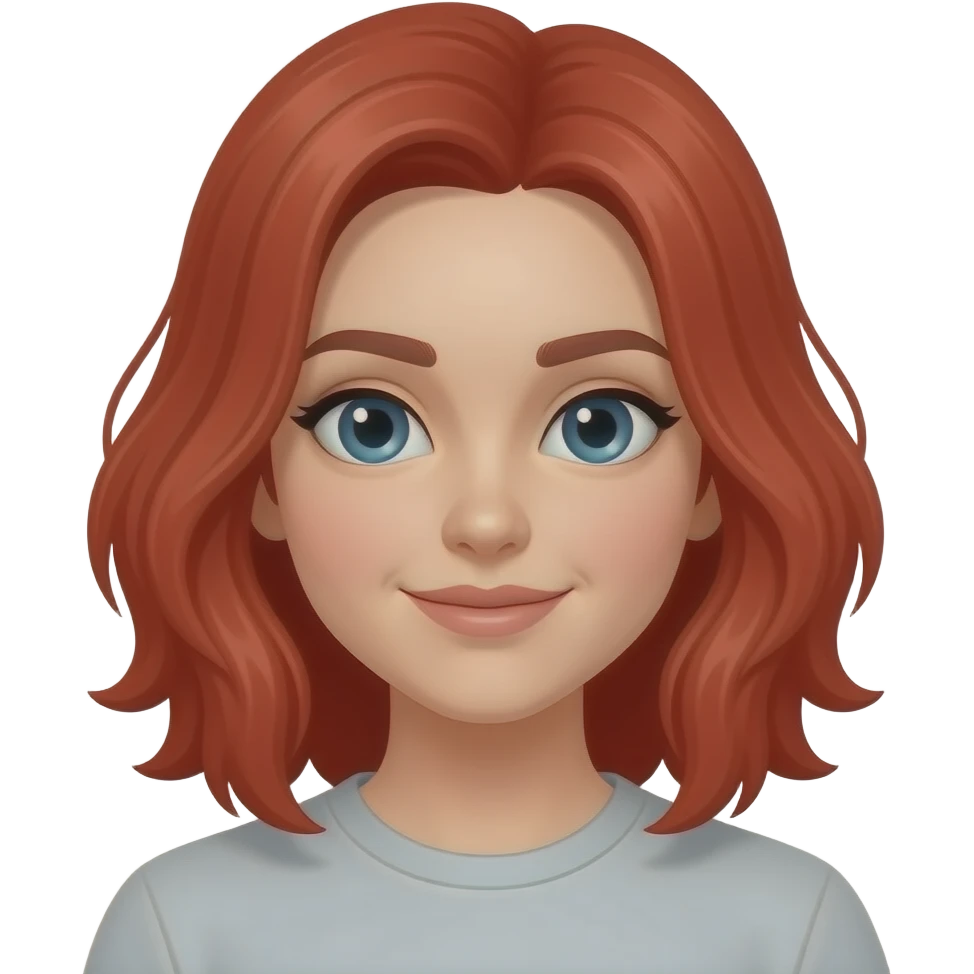 red hair emoji