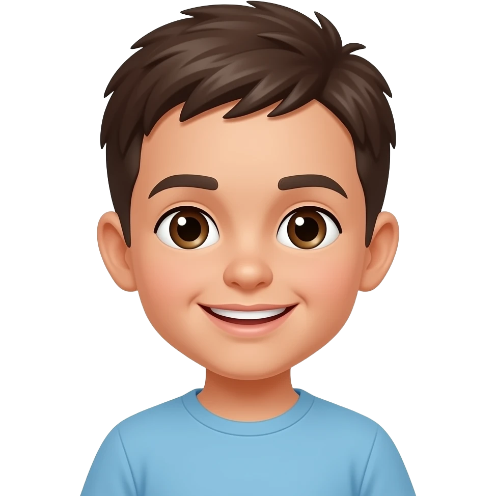 kid's head emoji