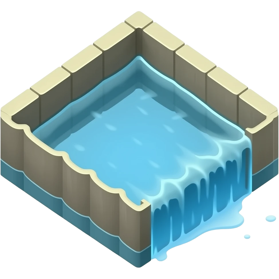 Flood barrier building  no background emoji