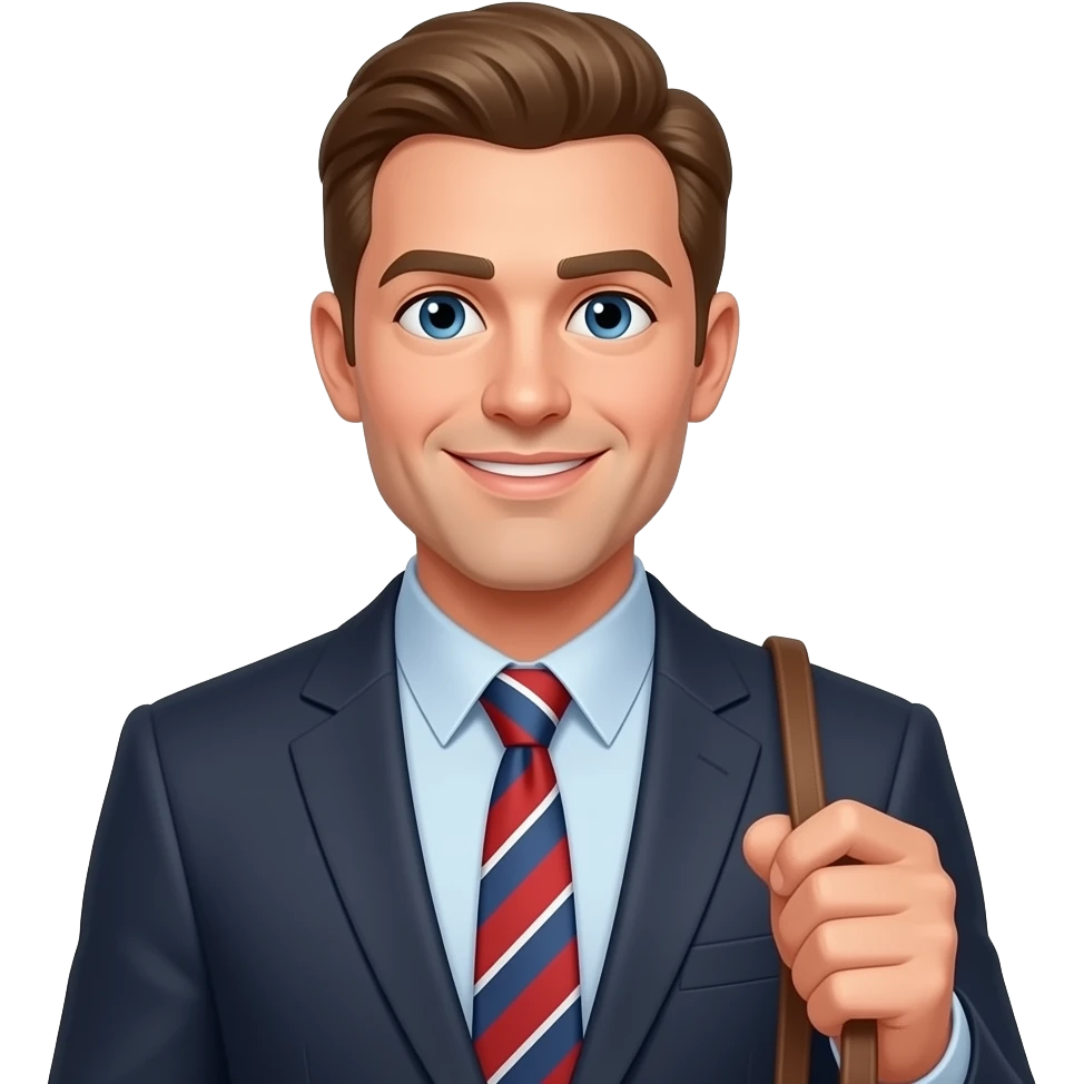 the dean holding a leash emoji