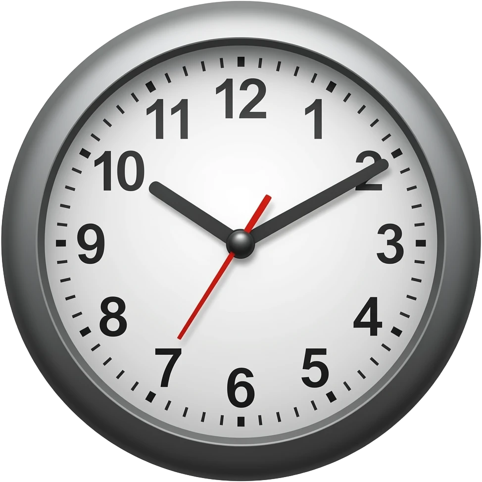 digital clock emoji