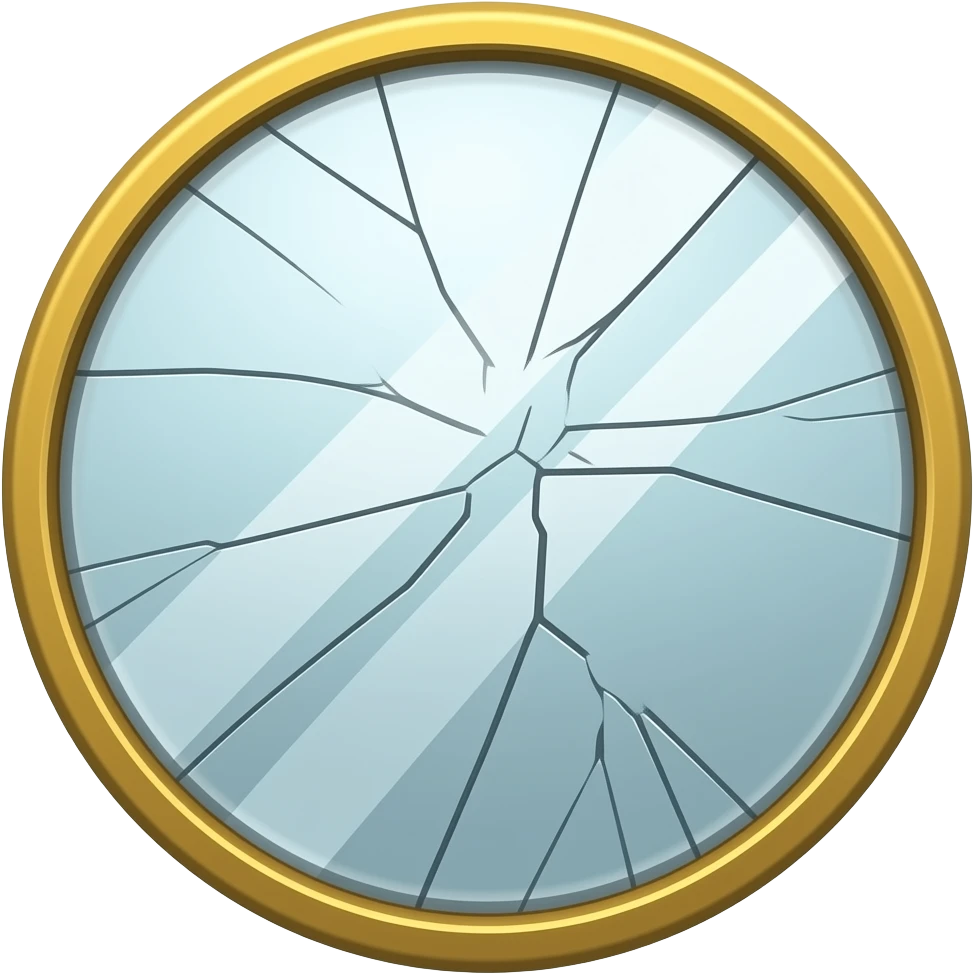 broken mirror emoji