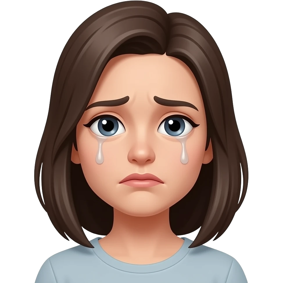 грустное лицо женщины emoji
