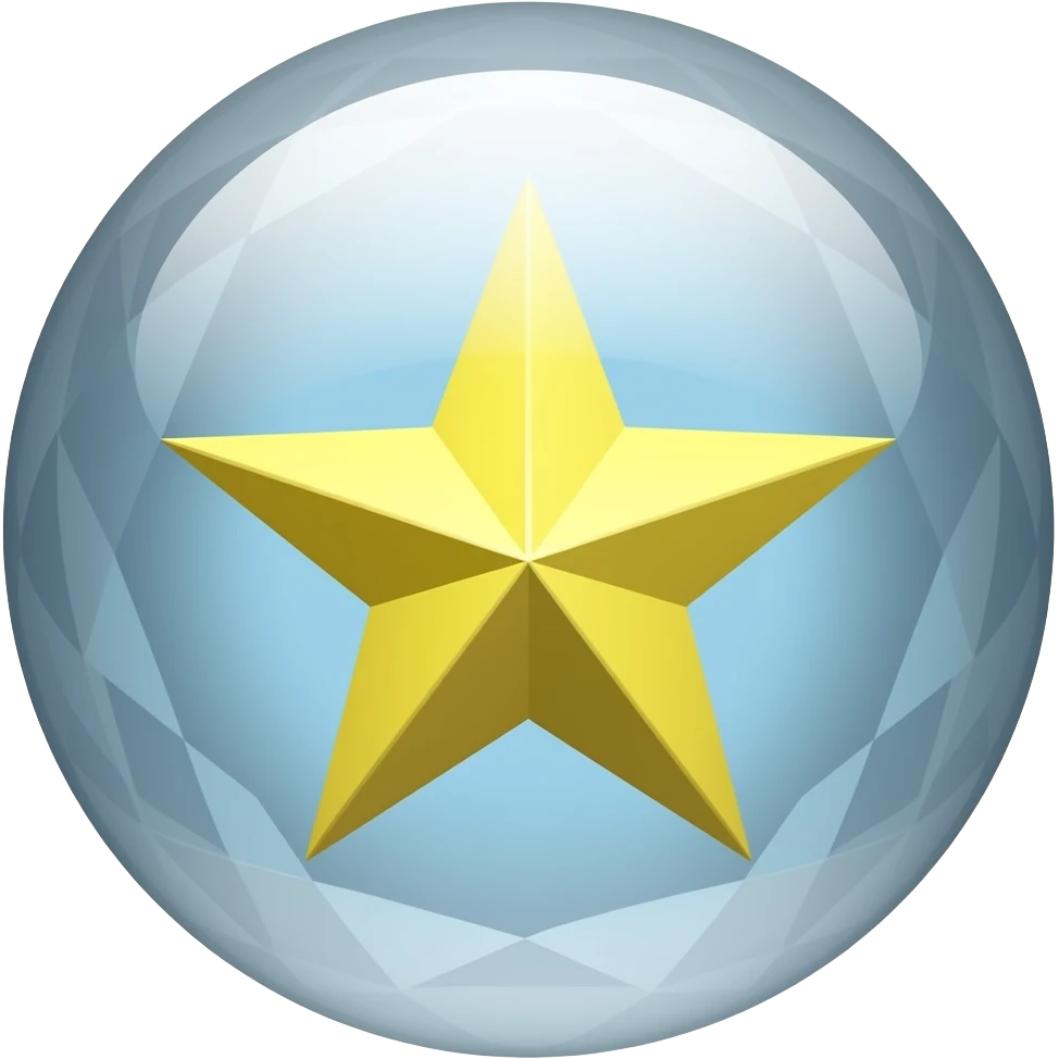 Star crystal ball emoji | AI Emoji Generator