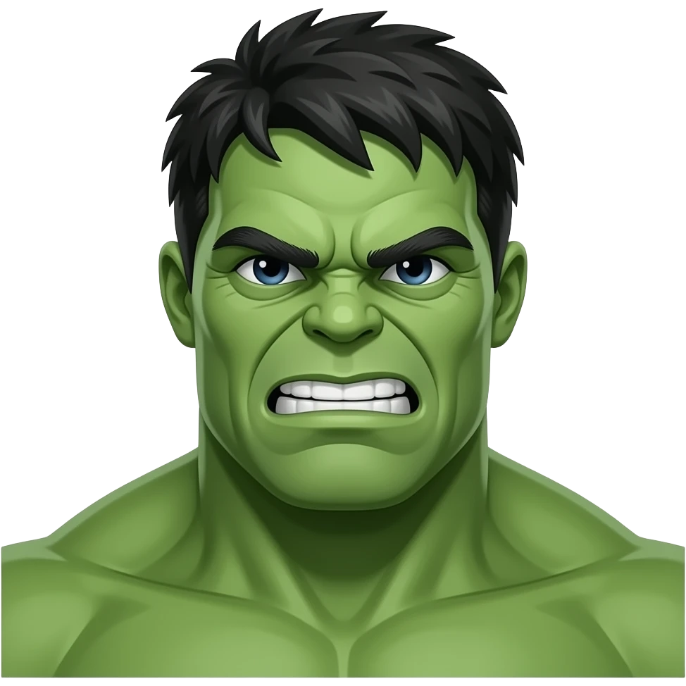hulk without head emoji