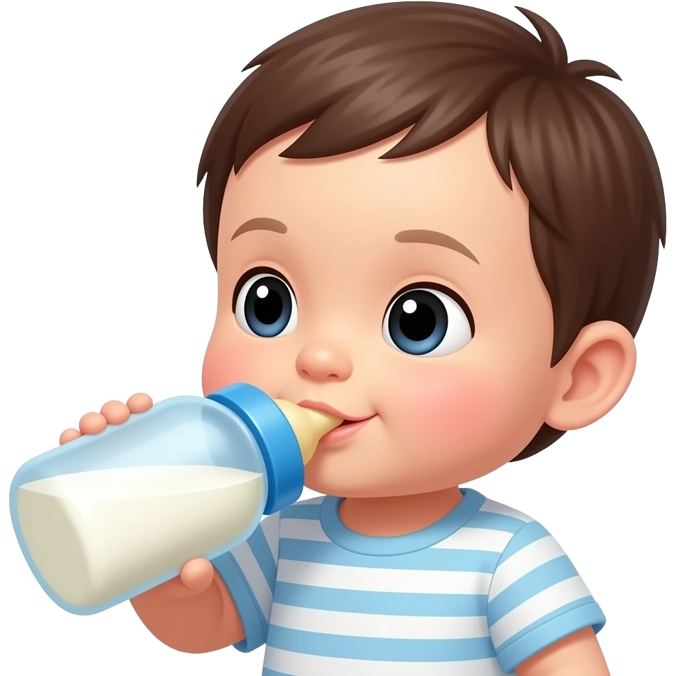 Япония малыш бутылочка молоко пить emoji