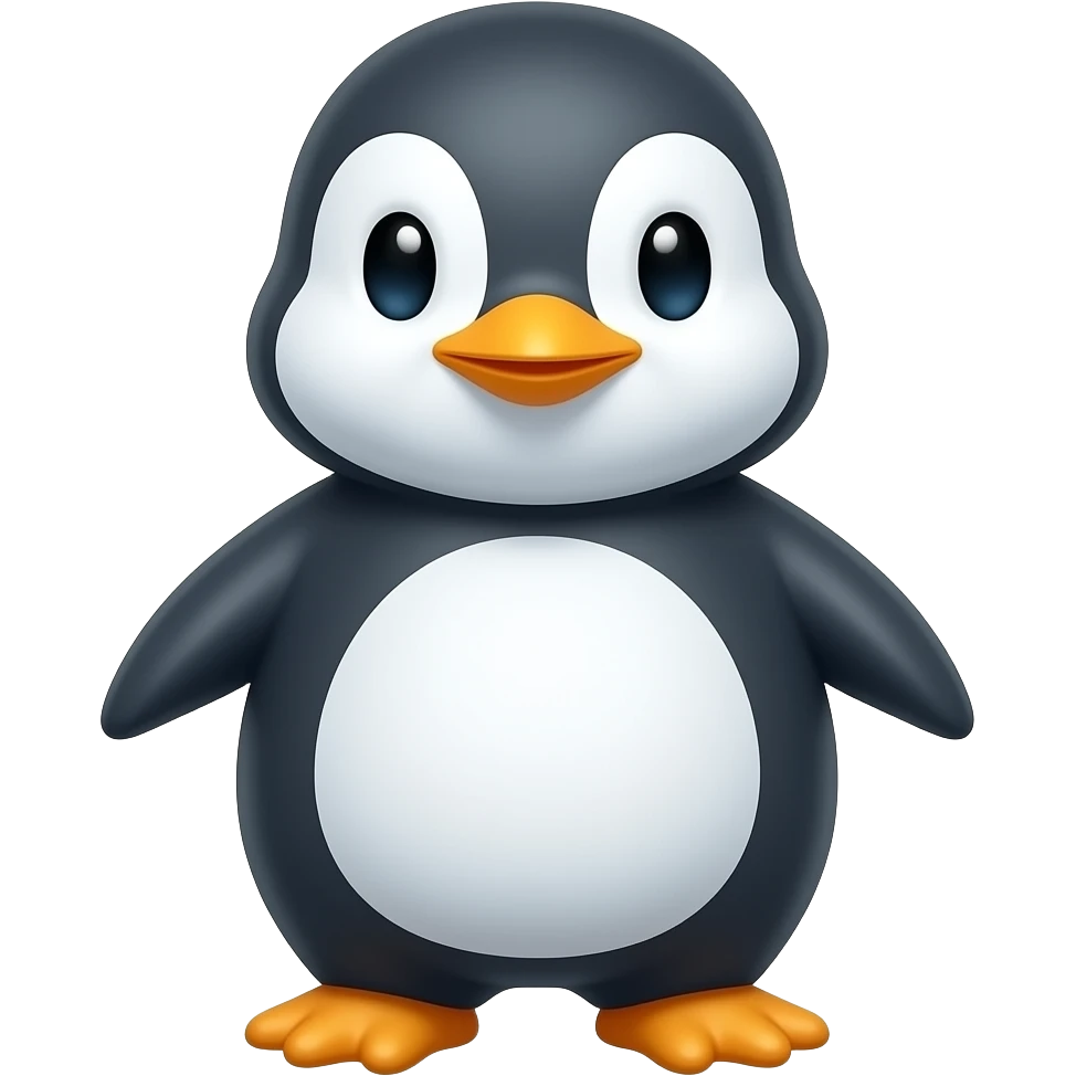Gugugaga penguin costume emoji