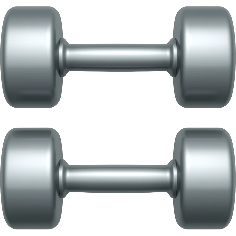 2 dumbell emoji