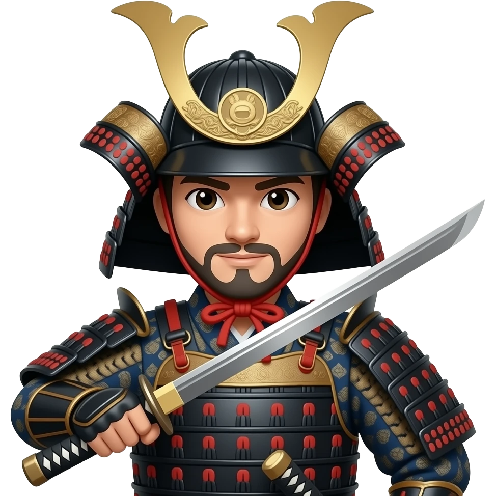 Make an samurai emoji