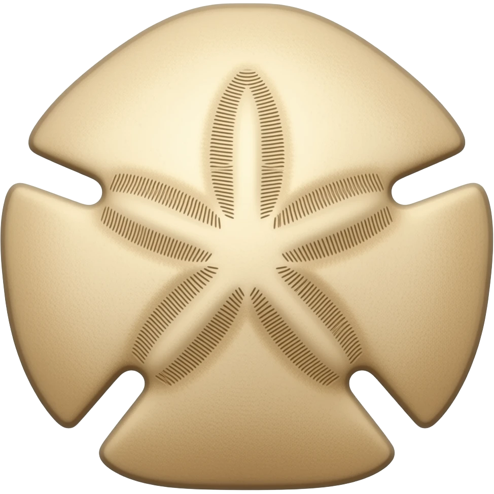 Sand dollar emoji
