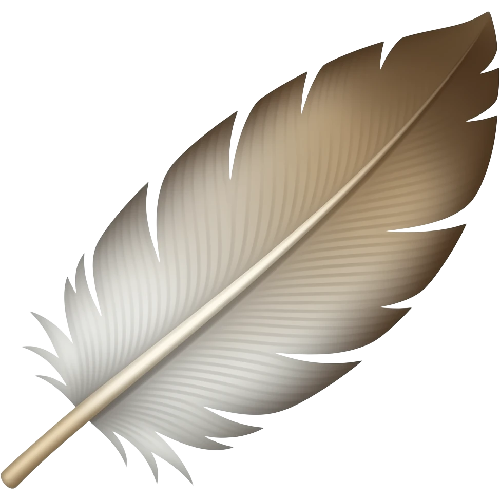 Feather emoji