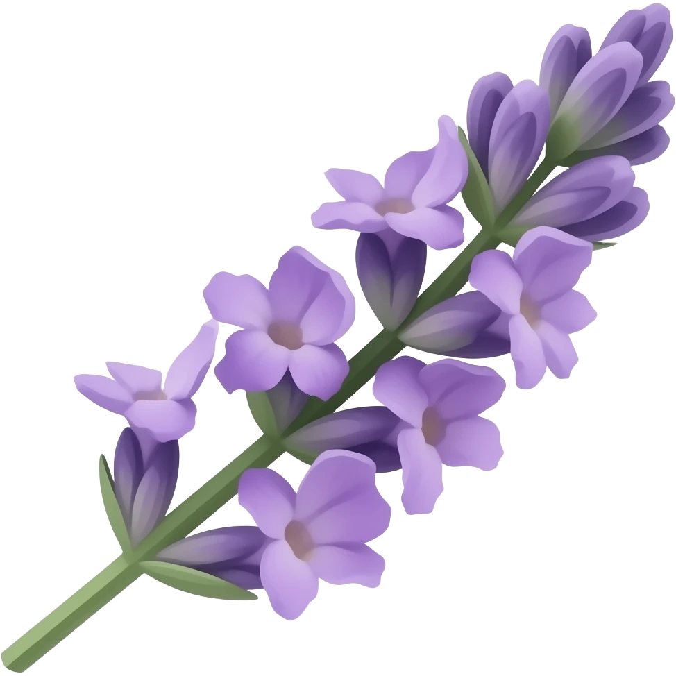 Lavender Flower emoji
