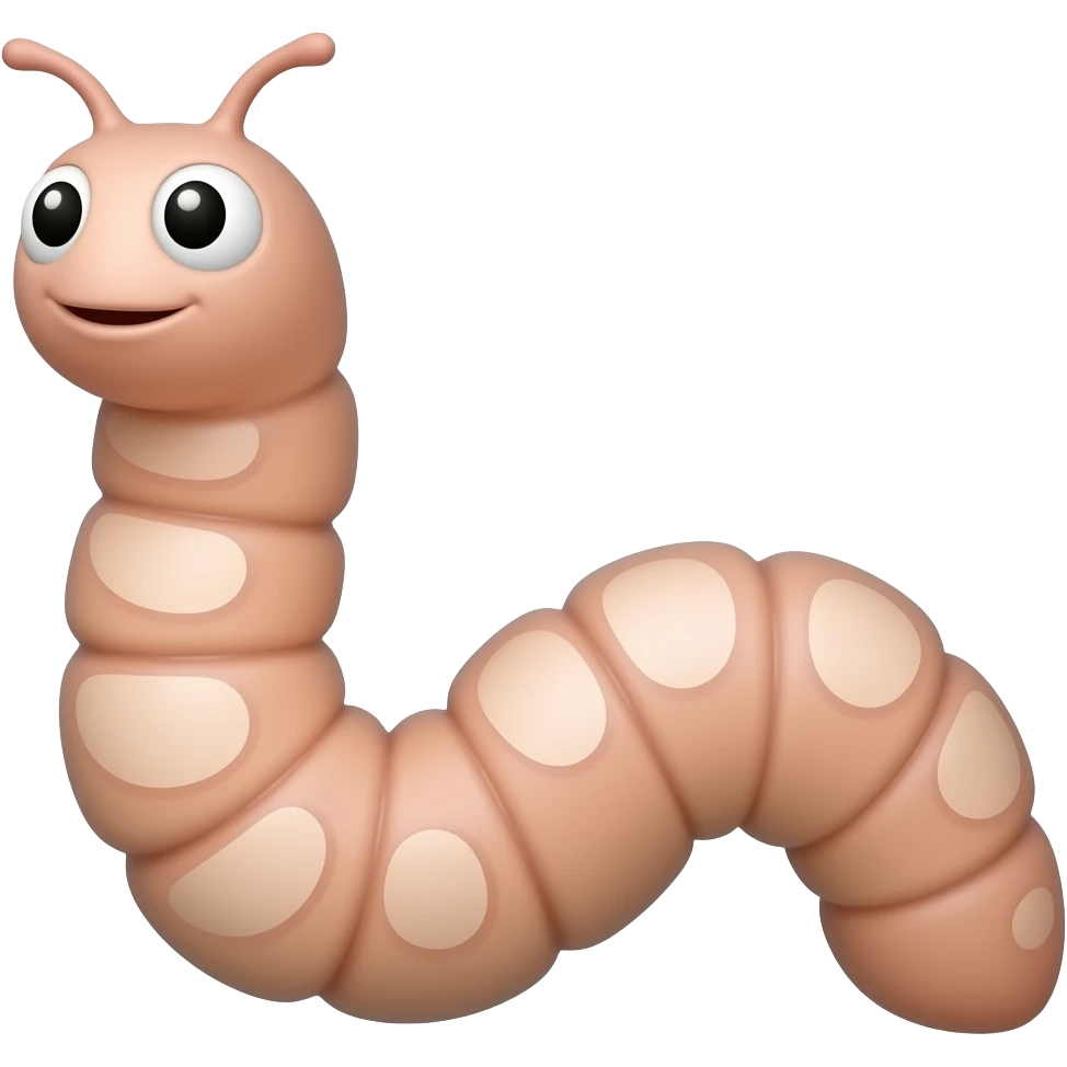 worm emoji