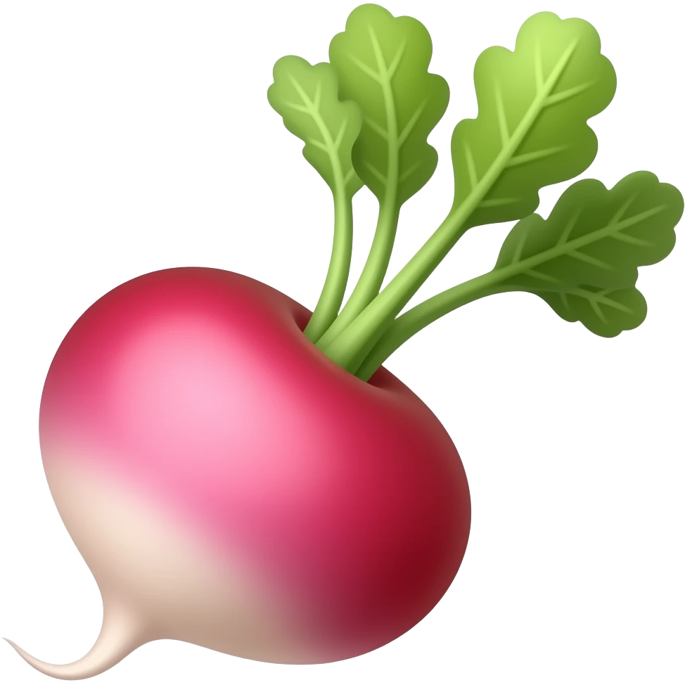 Radish emoji